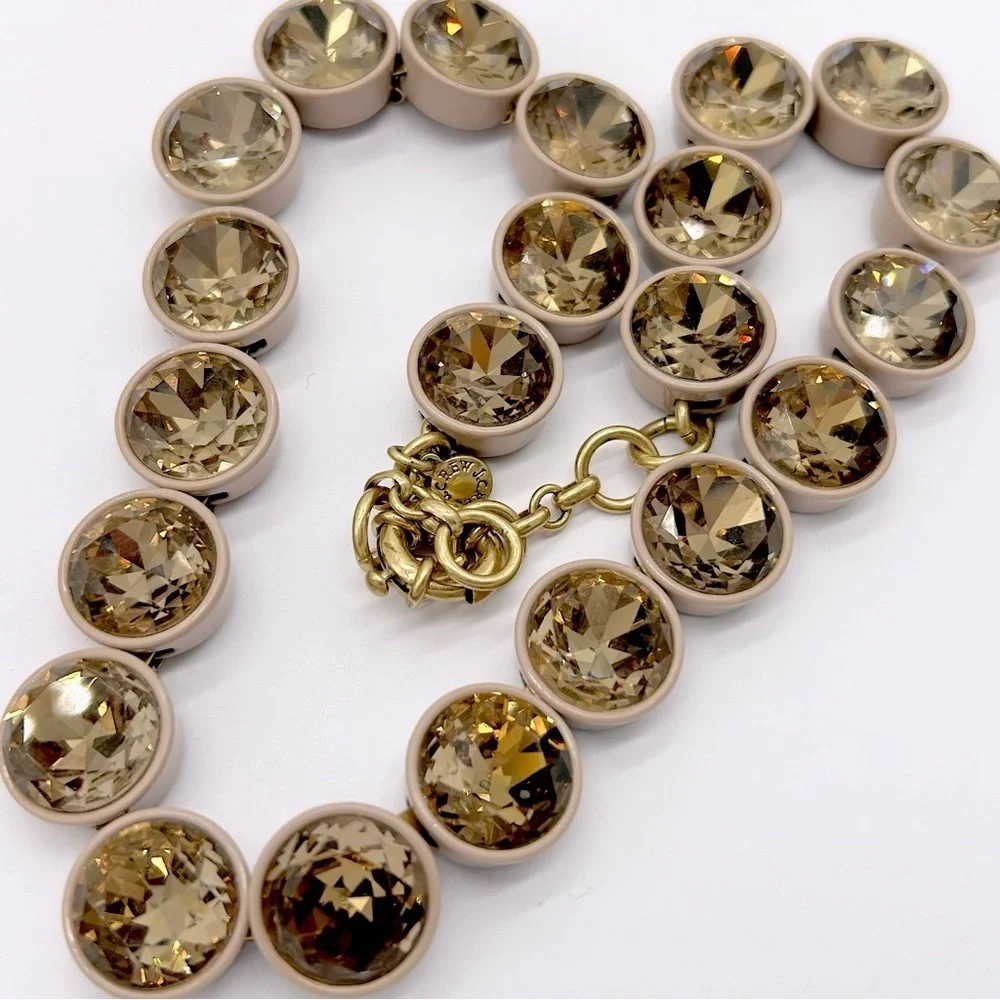 J. Crew Taupe Brulee Necklace
